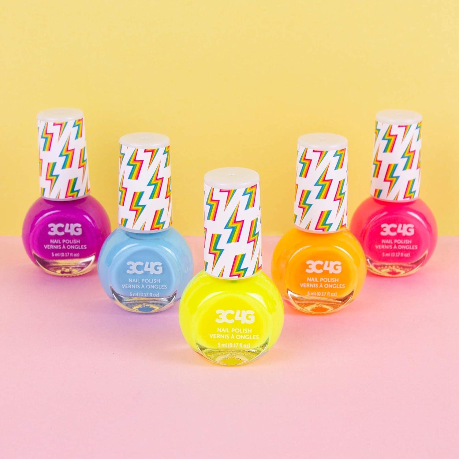 image:image3C4G Color Changing Nail Polish Set for Girls amp Teens  5 Magical NonToxic Colors That Transform Safe amp Fun Nail Polish Kit for Ages 8 Perfect for Parties Gifts amp DIY Manicures Make It Real085 Fl Oz Pack of 5