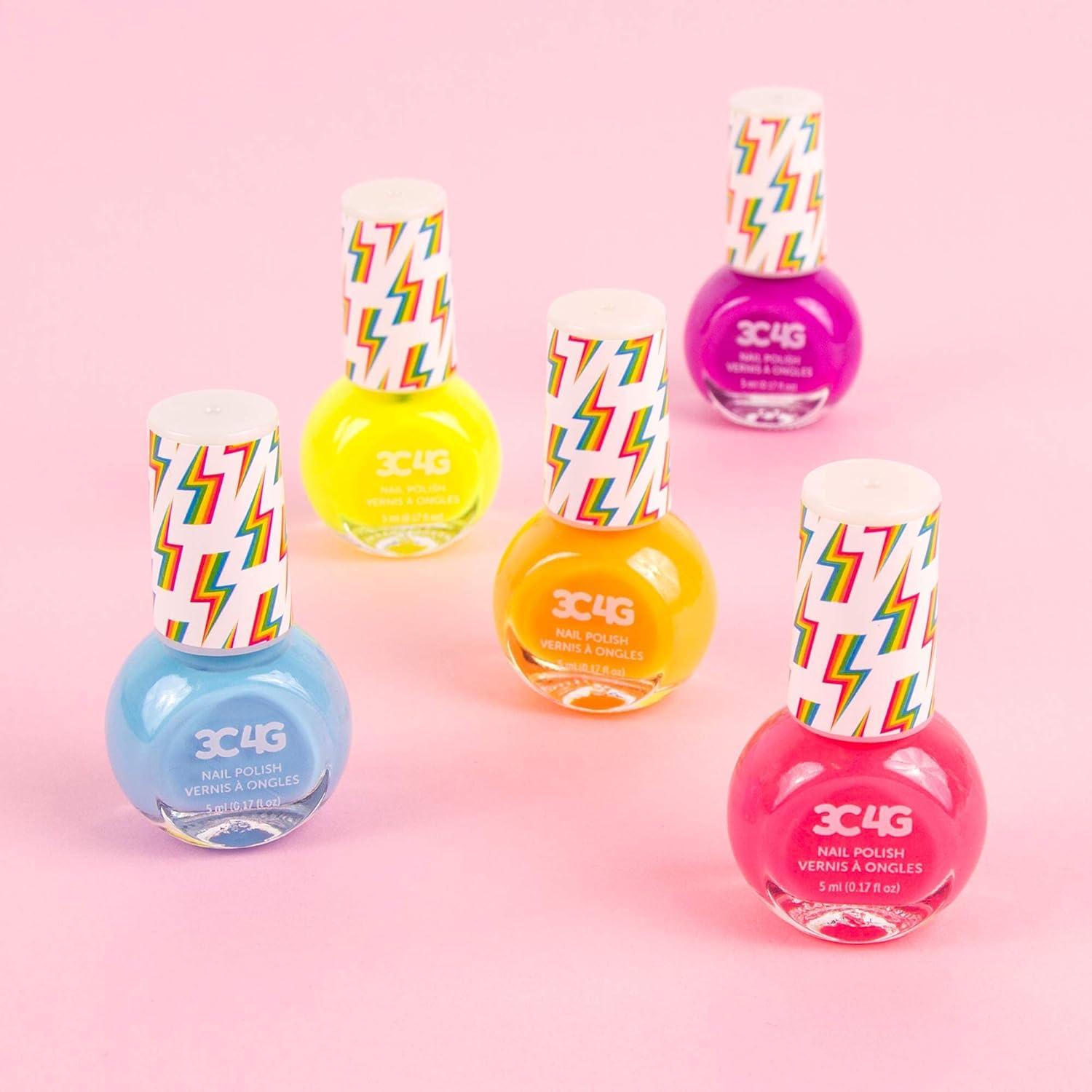 image:image3C4G Color Changing Nail Polish Set for Girls amp Teens  5 Magical NonToxic Colors That Transform Safe amp Fun Nail Polish Kit for Ages 8 Perfect for Parties Gifts amp DIY Manicures Make It Real085 Fl Oz Pack of 5