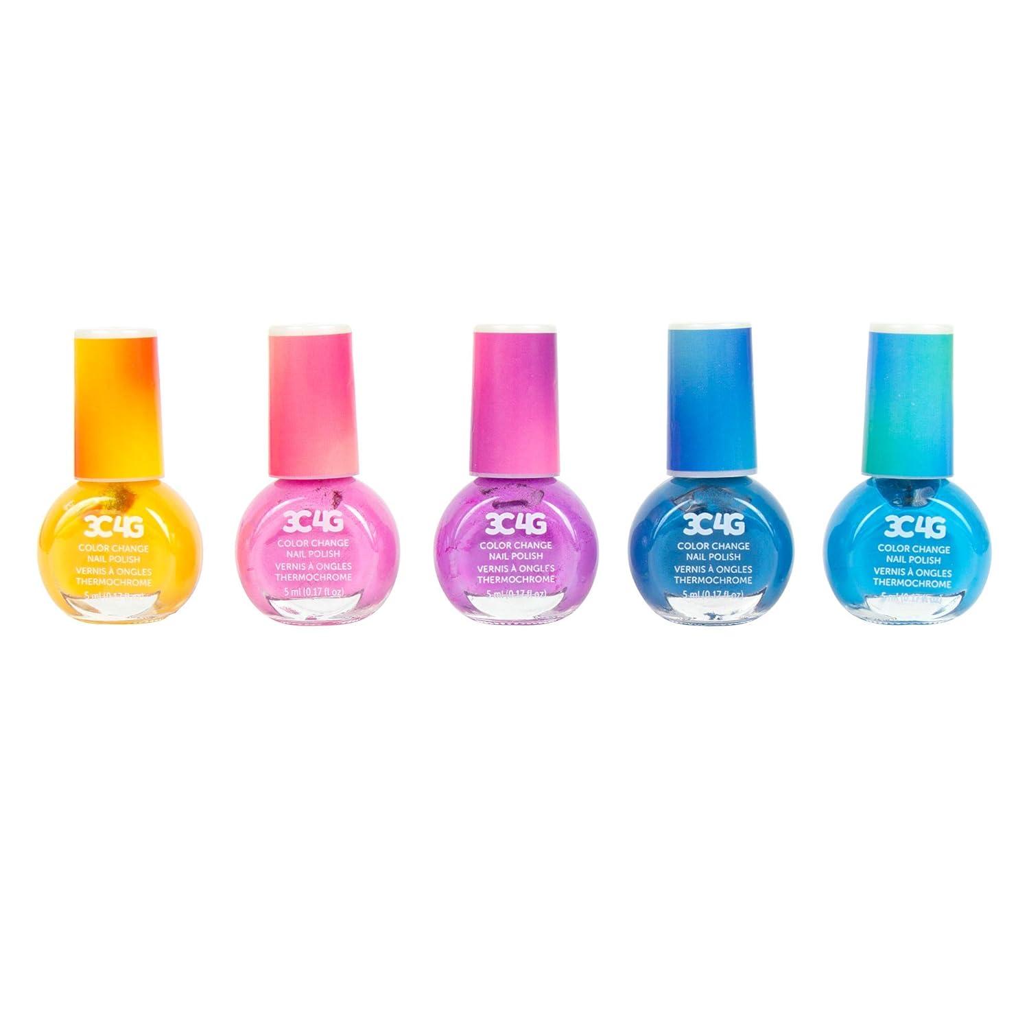 image:image3C4G Color Changing Nail Polish Set for Girls amp Teens  5 Magical NonToxic Colors That Transform Safe amp Fun Nail Polish Kit for Ages 8 Perfect for Parties Gifts amp DIY Manicures Make It Real017 Fl Oz Pack of 5