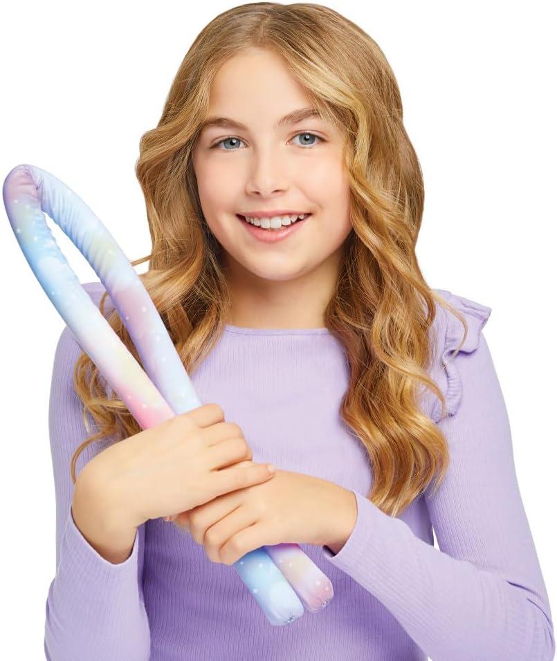 image:imageMake It Real 3C4G Woke Up Like This Heatless Curler Accessory Set 5pc No HeatNo Hair Damage Puffy Headband Three Cheers for Girls Kids Ages 6