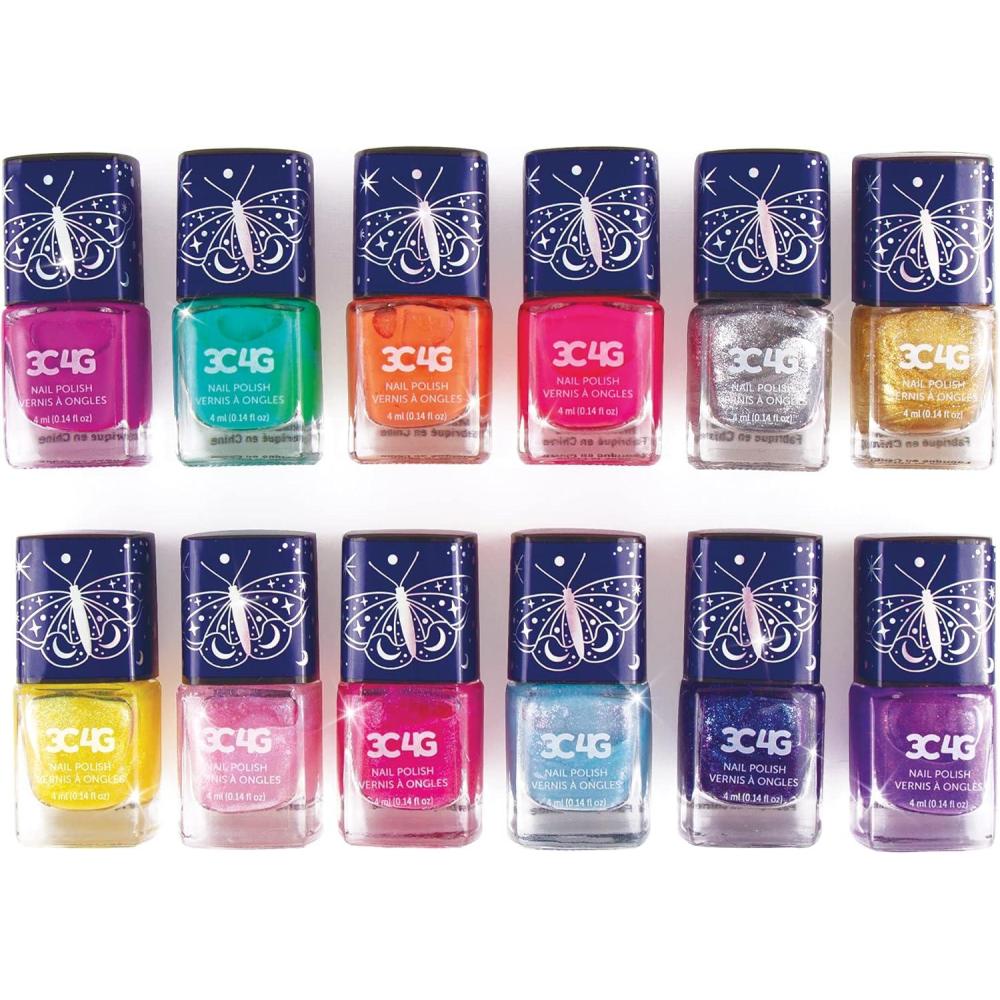image:imageCelestial 12Pack Nail Polish Tower for Girls amp Teens  12 Vibrant NonToxic Colors  Safe amp Fun Nail Polish Set for Kids Ages 8 Perfect for Birthdays Parties amp DIY Manicures by 3C4G Make It Real
