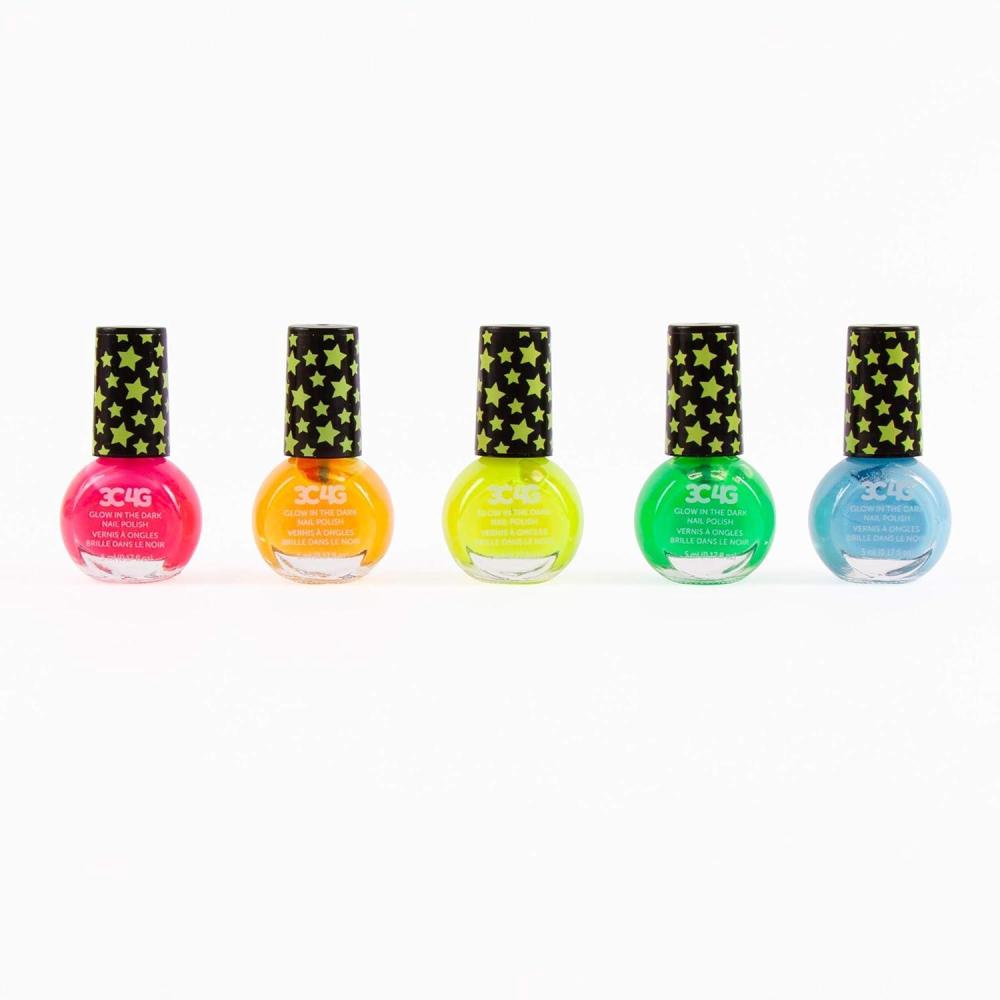 image:imageGlow in The Dark Nail Polish Set for Girls amp Teens  5 Vibrant NonToxic Fun amp Safe Nail Polish Kit for Kids Ages 8  Perfect for Sleepovers Parties amp Gifts 3C4G by Make It RealGlow in the Dark