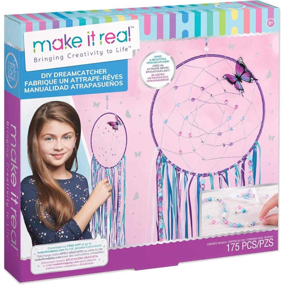 image:imageMake It Real DIY Crystal Suncatcher  Silver Purple amp Soft Hues Craft Your Own Beautiful Suncatcher 139 Pieces Included Allin1 DIY Kit Bedroom Dcor Tweens amp Girls Arts amp Crafts Ages 8Medium