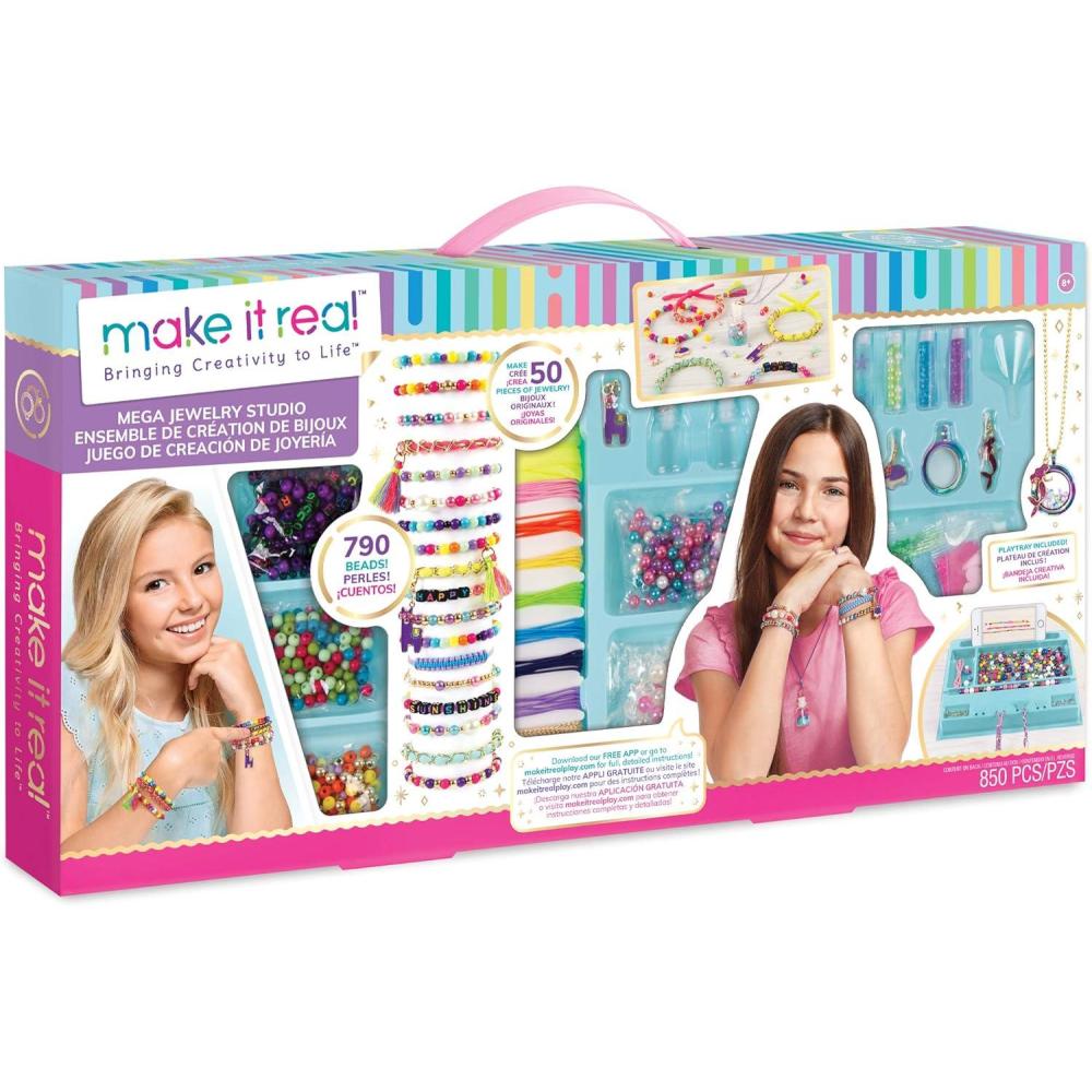 image:imageMake It Real Stamp to Reveal Single  Unicorn  605pcs  DIY Dot Poster Character 11 x 165 Craft Kit Artwork Activity Girls amp Kids Ages 6DIY Jewelry