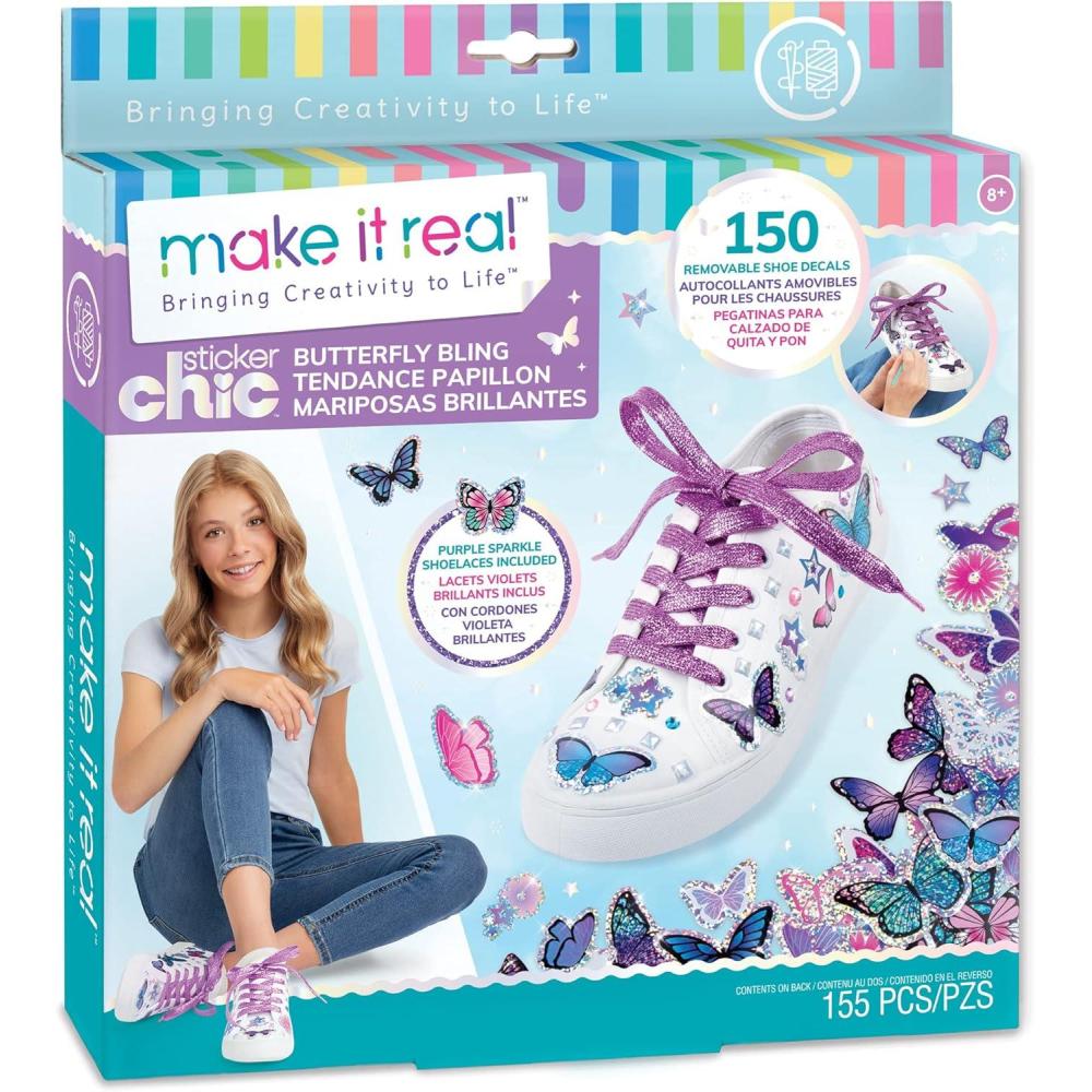 image:imageMake It Real Sticker Chic Butterfly Bling
