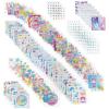 3C4G: Aquatic Fantasy Sticker Set – 120 Sheets w/ 1000+ Ocean-Inspired Stickers, Holographic Foil & Glitter Finishes, Three Cheers for Girls, Kids 6+