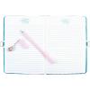 3C4G: Bubble Gum Glitter Locking Journal with Pen – 192 Pages, Take Notes-Design-Sketch, Three Cheers for Girls, Tweens & Kids Ages 6+