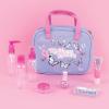 3C4G Butterfly Away Kids Travel Toiletries & Cosmetic Set with TSA Approved Travel Bottles, Girls Lip Gloss, Kids Nail Polish & More – Girls Makeup Bag, Travel Bottles for Toiletries by Make It Real