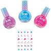 3C4G Butterfly Nail Polish Trio – 3 Pack Kids Nail Polish Set for Girls – Water Based, Unscented, Non Toxic Nail Polish for Kids – Girls Nail Polish Kit for Kids Ages 8-12-16 by Make It Real(0.81 Fl Oz (Pack of 2))
