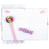 3C4G: Candy Plush Pocket Locking Journal with Pen – Zipper Pouch Holds 4 Removable Candy Plushies, 192 Pages, Take Notes-Sketch-Design, Ages 6+