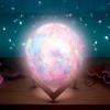 3C4G: Galaxy Dreams Moon Light – 6pcs, Touch to Change Effects, USB Powered, Make Any Room Glow, Three Cheers for Girls, Kids Ages 6+