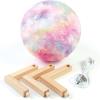 3C4G: Galaxy Dreams Moon Light – 6pcs, Touch to Change Effects, USB Powered, Make Any Room Glow, Three Cheers for Girls, Kids Ages 6+
