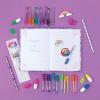 3C4G Graffiti Street Style Jumbo Stationery Set – DIY Journaling Kit for Girls with Diary, Gel Pens, Puzzle Erasers, Stickers & More – Kids Journal for Girls 6-8-10-12-14 by Make It Real