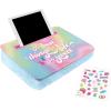 3C4G: Life is Sweet Lap Desk & Sticker Set – Customize with Scrawberry Scented Stickers, Portable Pillow Desk for Kids, Versatile Media Slot, Ages 6+