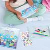 3C4G: Seas The Day! Aquatic Artist Drawing Set – 20pc Make Your Own Waves Ocean Themed Kit, Magnetic Closing Box, Full-Sized Sketchbook, Girls Kids 8+
