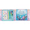 3C4G: Seas The Day! Aquatic Artist Drawing Set – 20pc Make Your Own Waves Ocean Themed Kit, Magnetic Closing Box, Full-Sized Sketchbook, Girls Kids 8+