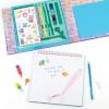 3C4G: Seas The Day! Aquatic Artist Drawing Set – 20pc Make Your Own Waves Ocean Themed Kit, Magnetic Closing Box, Full-Sized Sketchbook, Girls Kids 8+