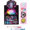 3C4G Street Style Journal Set – Girls Journal Set with Street Style Hoodie Girls Journal, Patches, Stickers & 2 Gel Pens – Girls Diary for Ages 6-8-10-12-14 by Make It Real