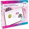 3C4G Street Style Journal Set – Girls Journal Set with Street Style Hoodie Girls Journal, Patches, Stickers & 2 Gel Pens – Girls Diary for Ages 6-8-10-12-14 by Make It Real