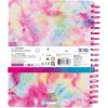 3C4G Tie Dye Pastel All-in-1 Sketchbook Set – Sketch Book for Kids with Pencils, Stickers & More – Drawing Kit for Kids – Unlined Diary for Girls – Kids Sketch Pad by Make It Real