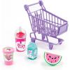 3C4G: Tiny Treats Trolley Lip Gloss Set with Scented Lip Glosses & Rolling Mini Shopping Cart for Girls Ages 8+