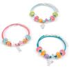 Disney Princess: Jewels & Gems Moana – Create 3 Bold Bracelets, Make It Real, 26 Piece, Tweens & Girls, Make Unique Charm & Bead Jewelry, All-In-One, DIY Jewelry Kit, Tweens & Girls, Kids Ages 8+