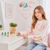 Glow in The Dark Nail Polish Set for Girls & Teens – 5 Vibrant, Non-Toxic, Fun & Safe Nail Polish Kit for Kids Ages 8+ – Perfect for Sleepovers, Parties, & Gifts 3C4G by Make It Real(Glow in the Dark)