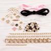 Juicy Couture Mini Chains and Charms Bracelet Kit – DIY Charm & Friendship Bracelet Making Set with Beads, Charms & Cords – Create 5 Bracelets, Arts & Crafts Gift for Girls Tweens Ages 8+
