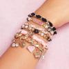 Juicy Couture Mini Chains and Charms Bracelet Kit – DIY Charm & Friendship Bracelet Making Set with Beads, Charms & Cords – Create 5 Bracelets, Arts & Crafts Gift for Girls Tweens Ages 8+