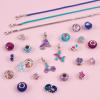 Make It Real – Halo Charms Bracelets True Blue – DIY Charm Bracelet Making Kit – Friendship Bracelet Kit with Beads, Charms & Cord – Arts & Crafts Bead Kit for Girls – Makes 3 Bracelets