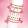 Make It Real – Juicy Couture Love Letters Bracelet Making Kit – Kids Jewelry Making Kit – DIY Charm Bracelet Making Kit for Girls – Friendship Bracelets with Flat Clay Beads for Girls 8-10-12-14