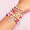 Make It Real – Juicy Couture Mini Crystal Sunshine – DIY Charm Bracelet Making Kit – Friendship Bracelet Kit with Swarovski Crystal Charms – Arts & Crafts Bead Kit for Girls – Makes 5 Bracelets
