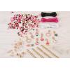 Make It Real – Juicy Couture Pink and Precious Bracelets – DIY Charm Bracelet Kit with Beads for Tween Jewelry Making – Jewelry Making Kit for Girls