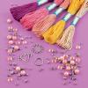 Make It Real – Macrame Friendship Bracelet Making Kit for Girls – Kids String Bracelet Making Kit – Friendship Bracelet Craft Kit w/Thread, Beads & More – DIY Bracelet Kit for Girls 8-10-12-14