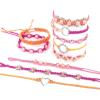 Make It Real – Macrame Friendship Bracelet Making Kit for Girls – Kids String Bracelet Making Kit – Friendship Bracelet Craft Kit w/Thread, Beads & More – DIY Bracelet Kit for Girls 8-10-12-14