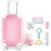 Make It Real 3C4G: Adventure Fun Suitcase Cosmetic Set – 7 pcs, Includes Strawberry Scented Lip Gloss, Nail Polish & More, Beauty Kit, Tweens, Girls & Kids Ages 8+, Three Cheers for Girls