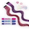 Make It Real 3C4G: Imagination Land Glitter Locks Hair Accessory Set – 8pcs, Add Color & Sparkle to Your Hair, Three Cheers for Girls, Kids Ages 8+
