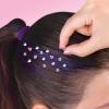 Make It Real 3C4G: Imagination Land Glitter Locks Hair Accessory Set – 8pcs, Add Color & Sparkle to Your Hair, Three Cheers for Girls, Kids Ages 8+