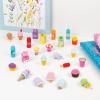 Make It Real 3C4G: Snacks ‘N Sweets Puzzle Eraser Set – 25 Food-Shaped Puzzle Erasers, Pull Apart & Put Back Together, Three Cheers for Girls, Kids Ages 8+