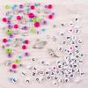 Make It Real: Block ‘N Rock Bracelets Kit – Create 4 Unique Letter Charm Bracelets, 147 Pieces, Includes Play Tray, All-in-One, DIY Bead Jewelry Kit, Tweens & Girls, Arts & Crafts, Kids Ages 8+