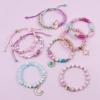 Make It Real: Celestial Stones Bracelets Kit – Create 8 Fashionable Bracelets, 4 Celestial Charms, 270 Pieces, Includes Play Tray, All-In-One, DIY Jewelry Kit, Tweens & Girls, Arts & Crafts, Ages 8+