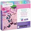 Make It Real: Crown of Enchantment – DIY Jewelry Kit, Create Up to 12 Eye-Catching Charm Hair Accessories, Butterflies, 73 Pieces, All-in- 1 DIY KIT, Tweens & Girls, Arts & Crafts, Kids Ages 8+