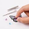 Make It Real: Crown of Enchantment – DIY Jewelry Kit, Create Up to 12 Eye-Catching Charm Hair Accessories, Butterflies, 73 Pieces, All-in- 1 DIY KIT, Tweens & Girls, Arts & Crafts, Kids Ages 8+