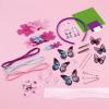 Make It Real: Crown of Enchantment – DIY Jewelry Kit, Create Up to 12 Eye-Catching Charm Hair Accessories, Butterflies, 73 Pieces, All-in- 1 DIY KIT, Tweens & Girls, Arts & Crafts, Kids Ages 8+