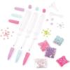 Make It Real DIY Floaty Pens Kit – Create 3 Sparkly, Customizable Pens with Glitter & Charms – Fun Craft for Tweens, Girls & Kids Ages 8+ -Mess-Free Creative Activity Great Gift for Artistic Kids(Floaty Pens)