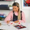 Make It Real: Descendants 4 Rise of Red – LED Light Board Fashion Sketching Set – Create Fashion Designs, Adjustable Light, Disney, Girls-Kids Age 8+