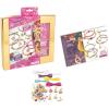 Make It Real Disney Princess Crystal Dreams Jewelry Kit – DIY Bead & Charm Bracelet Set with Swarovski Crystals, Includes Supplies & Exclusive Princess Book – Create 6 Bracelets, Ages 8