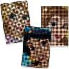 Make It Real Disney Princess Dot Art Set – Jasmine, Belle, Rapunzel | Interactive Craft Kit with Stamper & 1800 Dots for Ages 6+ | Creative Art for Kids