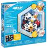 Make It Real Disney: Window Art Mosaic – Disney Princess – 70 pcs, Reusable Puzzle Window Clings, Creates a 9.5 x 16.5 Image, Kids Ages 6+(Mickey)
