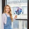 Make It Real Disney: Window Art Mosaic – Frozen – 41 pcs, Reusable Window Puzzle Clings, Creates a 10.5 x 9.5 Image, Kids Ages 6+(Frozen)
